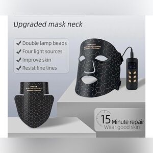 Facial Mask Instrument Near-infrared LED Spectrum Facial Mask Neck Beauty Home
